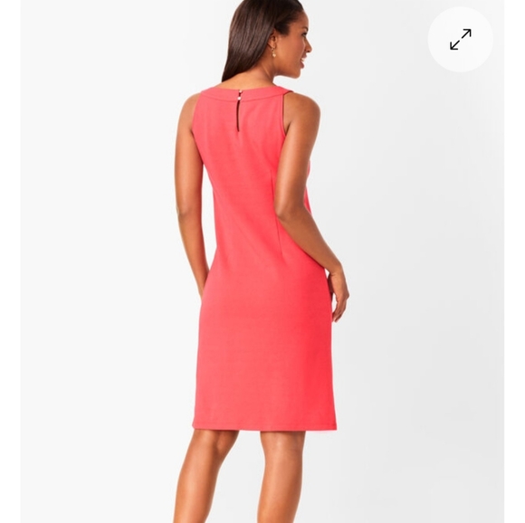 Talbots M Cotton Audrey Sift Dress Pink - Picture 8 of 8